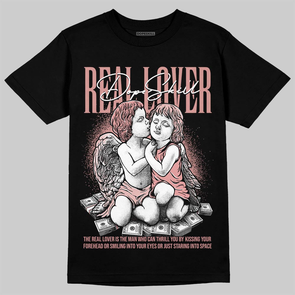 Jordan 40 “Dusty Rose” DopeSkill T-Shirt Real Lover Graphic Streetwear - Black