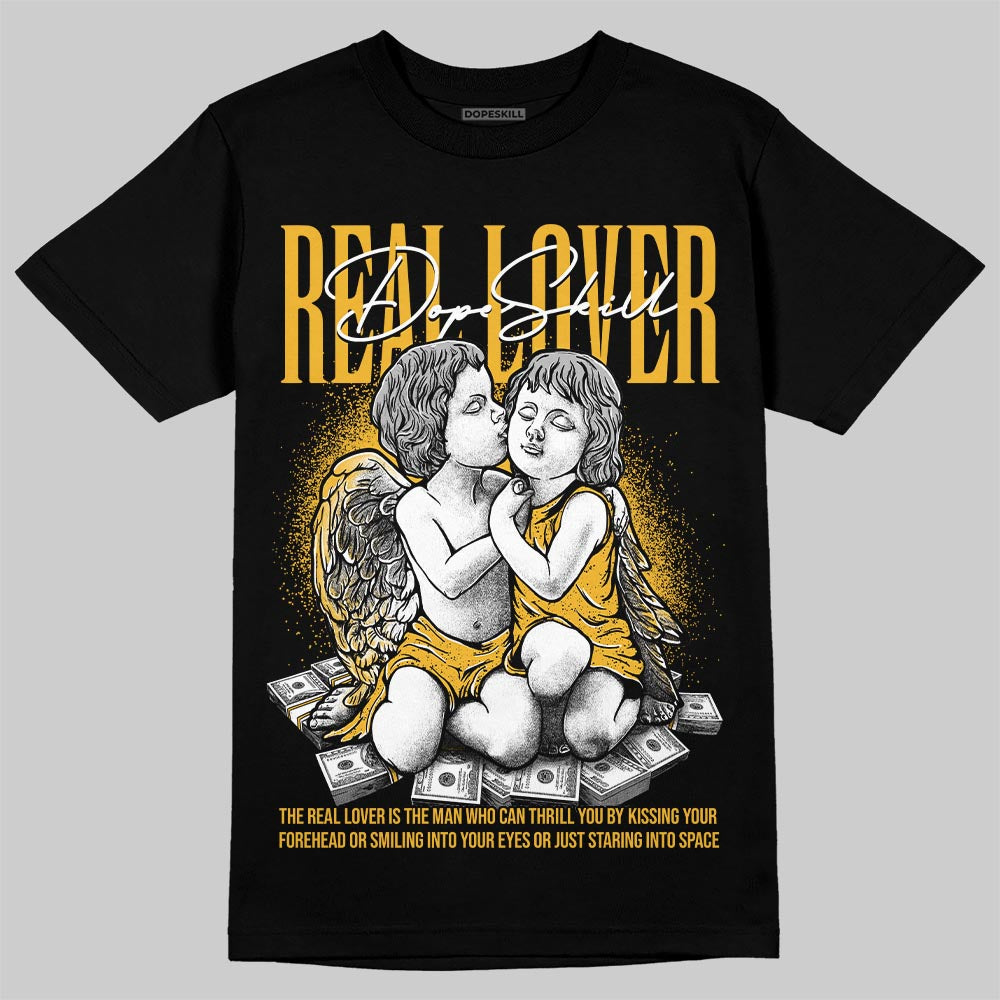 Jordan 5 'Tokyo' DopeSkill T-Shirt Real Lover Graphic Streetwear -0 Black