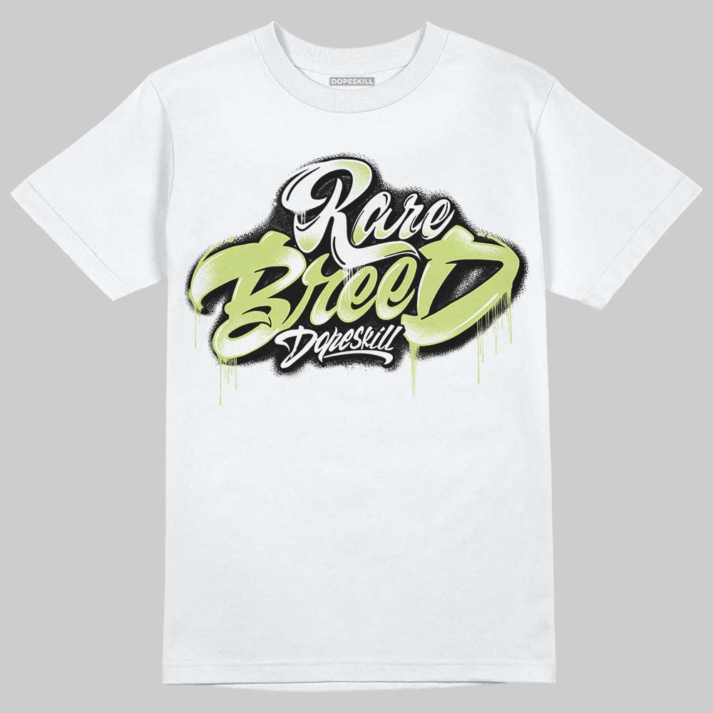 Jordan 5 “Luminous Green” DopeSkill T-Shirt Rare Breed Type Graphic Streetwear - White