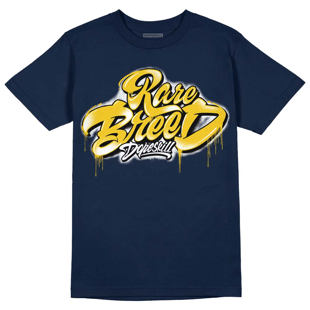 Dunk Low Vintage “Michigan” DopeSkill Midnight Navy T-Shirt Rare Breed Type Graphic Streetwear