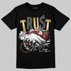 Jordan 12 Retro 'Taxi' 2025 DopeSkill T-Shirt Trust No One Graphic Streetwear - black