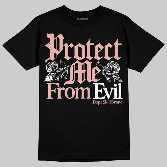 Jordan 1 Low OG “Rust Pink” DopeSkill T-Shirt Protect Me From Evil Graphic Streetwear - black