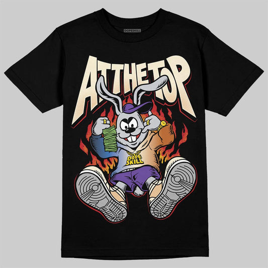 Jordan 17 Retro Low SP Infinite Archives DopeSkill T-Shirt At The Top Graphic Streetwear - Black