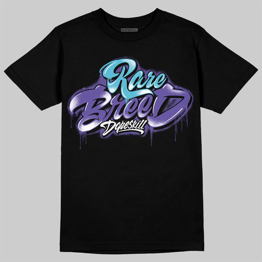 Jordan 8 Retro 'Aqua' 2025 DopeSkill T-Shirt Rare Breed Type Graphic Streetwear - Black
