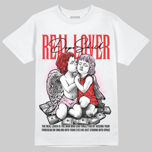 Awake NY x Air Jordan 5 Arctic Pink DopeSkill T-Shirt Real Lover Graphic Streetwear - White
