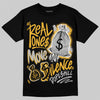 Jordan 5 'Tokyo' DopeSkill T-Shirt Real Ones Move In Silence Graphic Streetwear - Black