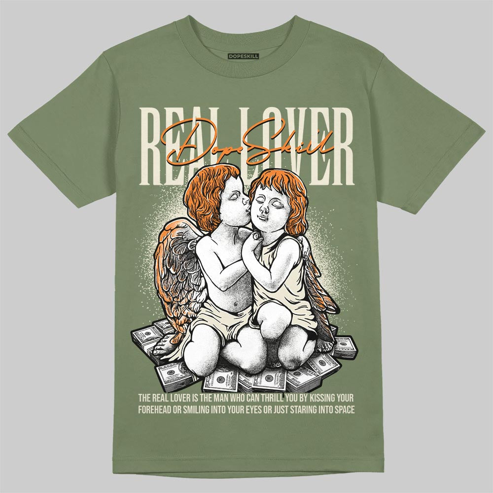 Jordan 4 Retro OG SP Undefeated (2025) DopeSkill T-Shirt Real Lover Graphic Streetwear - Military Green