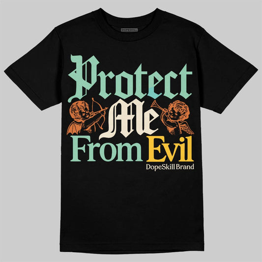 SB Dunk Low Rodeo Tourmaline DopeSkill T-Shirt Protect Me From Evil Graphic Streetwear - Black