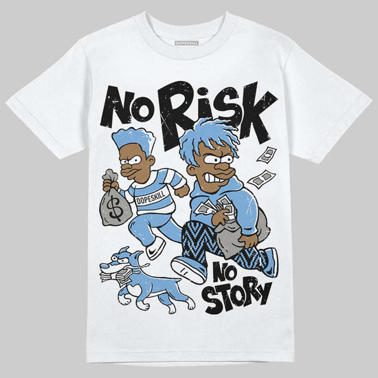 Jordan 12 Retro 'Melo' DopeSkill T-Shirt No Risk No Story Graphic Streetwear - White