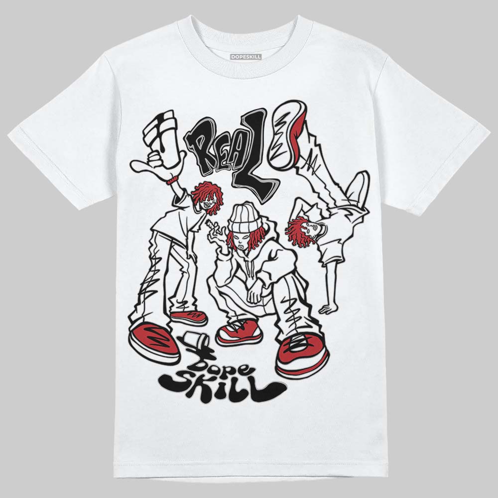 Nigel Sylvester x Jordan 1 Low OG “Nitro” DopeSkill T-Shirt Real Y2K Players Graphic Streetwear - White