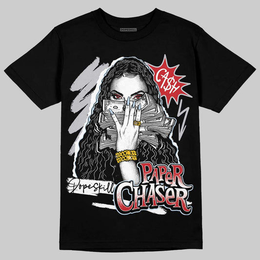 Jordan 5 Retro OG Black Metallic Reimagined DopeSkill T-Shirt NPC Graphic Streetwear - black