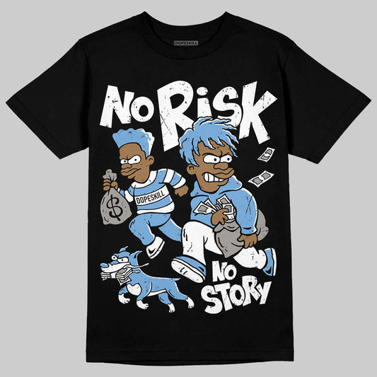Jordan 12 Retro 'Melo' DopeSkill T-Shirt No Risk No Story Graphic Streetwear - Black