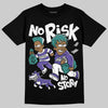 Jordan 5 OG “Grape” DopeSkill T-Shirt No Risk No Story Graphic Streetwear - Black