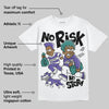 Grape 5s DopeSkill T-Shirt No Risk No Story Graphic