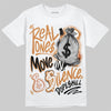 Jordan 14 Golf "US Open" DopeSkill T-Shirt Real Ones Move In Silence Graphic Streetwear - White