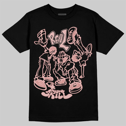 Jordan 40 “Dusty Rose” DopeSkill T-Shirt Real Y2K Players Graphic Streetwear - Black