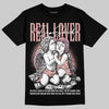 Jordan 1 Low OG “Rust Pink” DopeSkill T-Shirt Real Lover Graphic Streetwear - Black