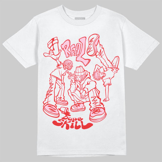 Awake NY x Air Jordan 5 Arctic Pink DopeSkill T-Shirt Real Y2K Players Graphic Streetwear - White