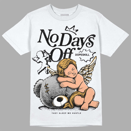 Jordan 11 "Gratitude" DopeSkill T-Shirt New No Days Off Graphic Streetwear - White