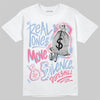 Jordan 3 GS “Cobalt Bliss” DopeSkill T-Shirt Real Ones Move In Silence Graphic Streetwear - White