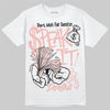 Lanvin Leather Curb Glitter Pale Pink DopeSkill T-Shirt Speak It Graphic Streetwear  - White
