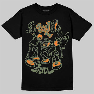 Jordan 4 Retro OG SP Undefeated (2025) DopeSkill T-Shirt Real Y2K Players Graphic Streetwear - Black