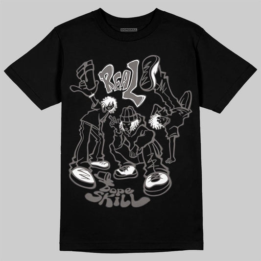 Jordan 4 Retro Cave Stone DopeSkill T-Shirt Real Y2K Players Graphic Streetwear - Black