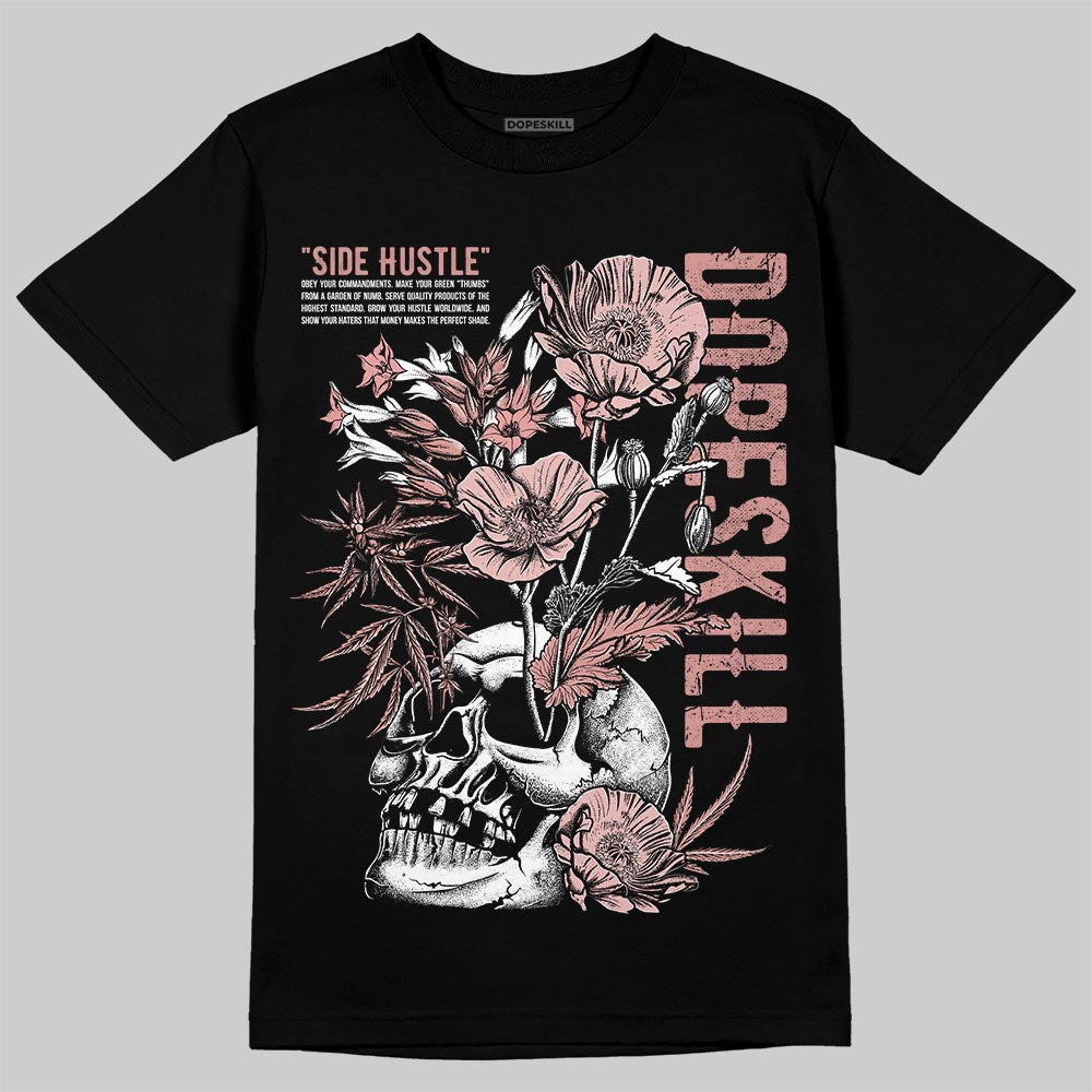 Jordan 40 “Dusty Rose” DopeSkill T-Shirt Side Hustle Graphic Streetwear - Black