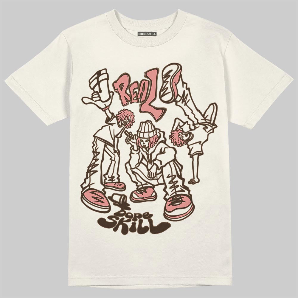 Jordan 1 High OG “Baroque Brown” DopeSkill T-Shirt Real Y2K Players Graphic Streetwear - Sand