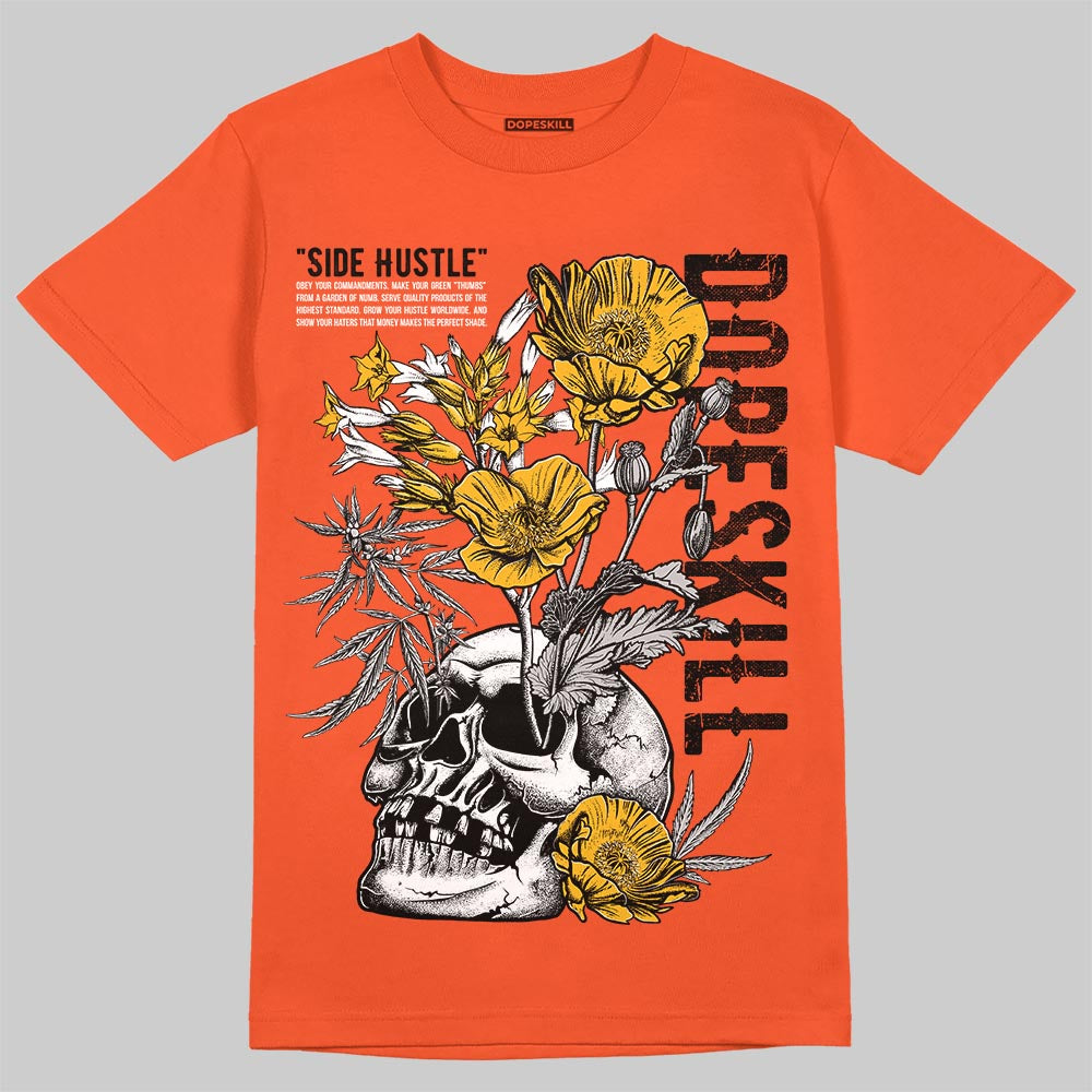 Jordan 1 Retro High OG Shattered Backboard (2025) DopeSkill T-Shirt Side Hustle Graphic Streetwear - orange