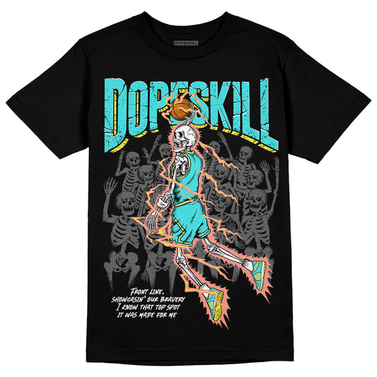 New Balance 9060 “Cyan Burst” DopeSkill T-Shirt Thunder Dunk Graphic Streetwear - Black