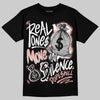 Jordan 1 Low OG “Rust Pink” DopeSkill T-Shirt Real Ones Move In Silence Graphic Streetwear - black