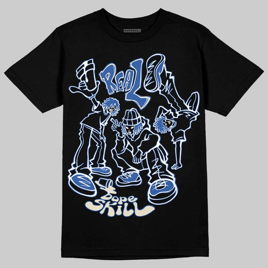 Jordan 1 Low Travis Scott x Fragment DopeSkill T-Shirt Real Y2K Players Graphic Streetwear - Black