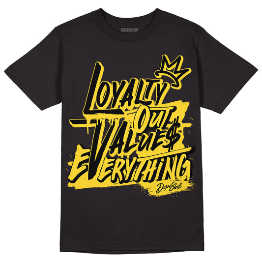 Jordan 4 Tour Yellow Thunder DopeSkill T-Shirt LOVE Graphic Streetwear - Black