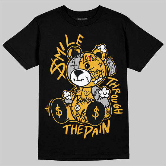 Jordan 5 'Tokyo' DopeSkill T-Shirt Smile Through The Pain Graphic Streetwear - Black