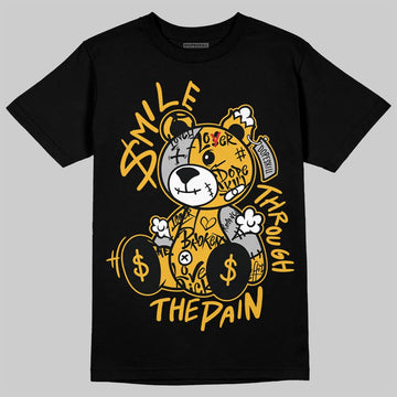 Jordan 5 'Tokyo' DopeSkill T-Shirt Smile Through The Pain Graphic Streetwear - Black