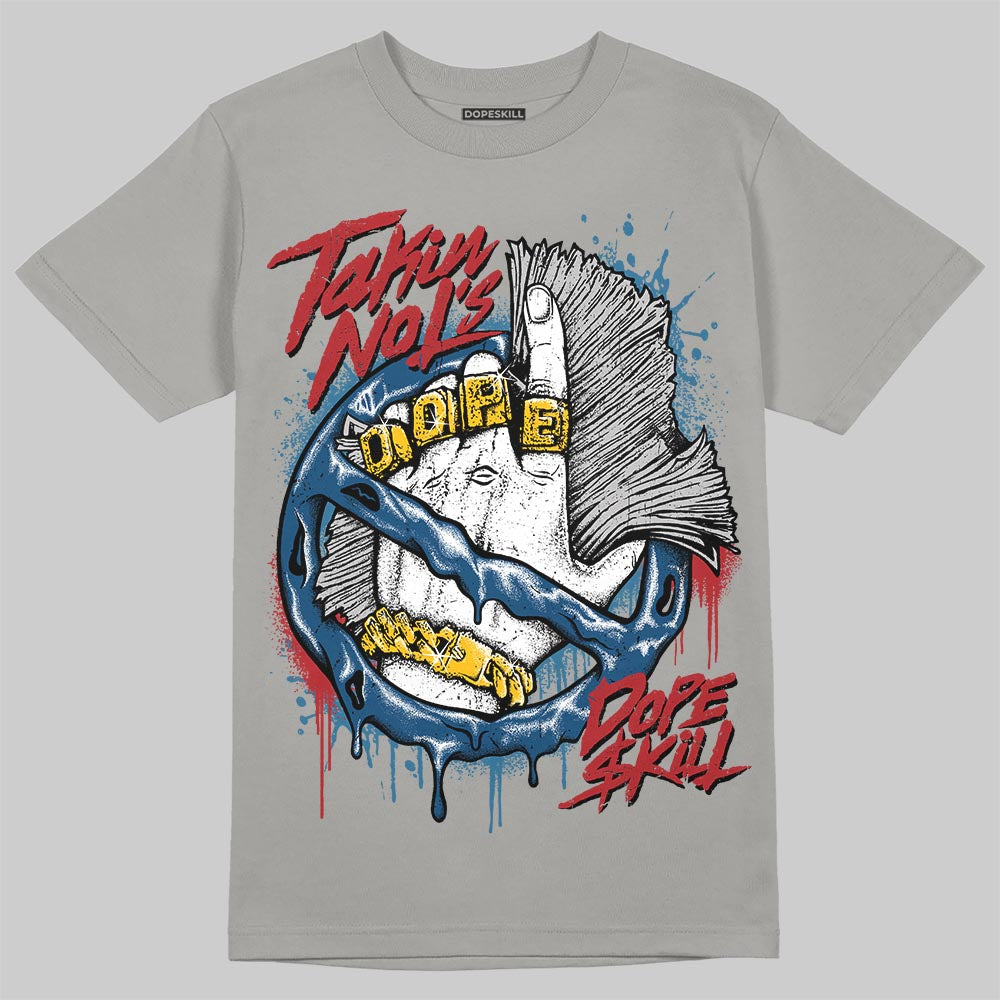 Jordan 12 Retro French Blue (2025) DopeSkill T-Shirt Takin No L's Graphic Streetwear - Gravel