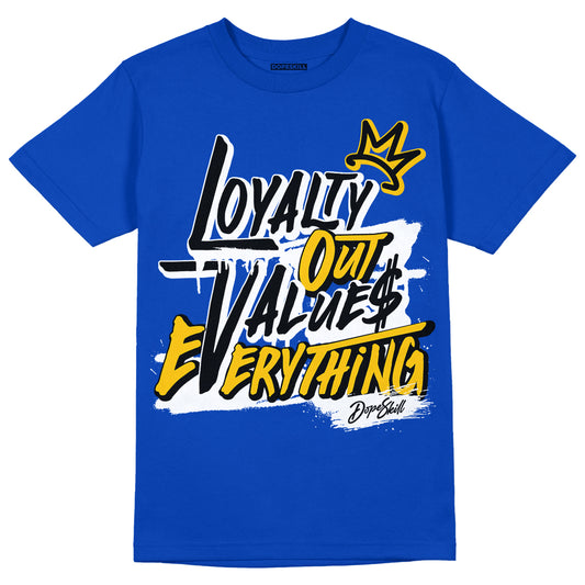 Jordan 14 “Laney” DopeSkill Varsity Royal T-Shirt LOVE Graphic Streetwear
