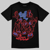 Jordan 4 “Rare Air” DopeSkill T-Shirt Real Y2K Players Graphic Streetwear - Black