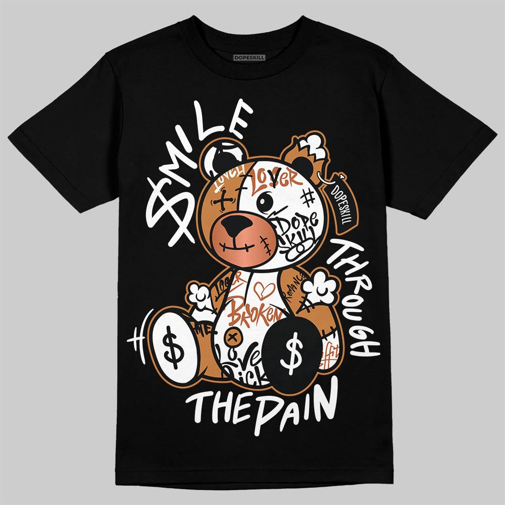 Jordan 14 Golf "US Open" DopeSkill T-Shirt Smile Through The Pain Graphic Streetwear - black