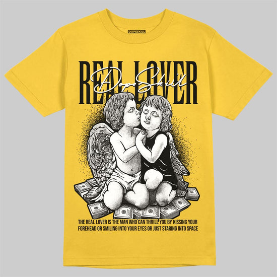 Jordan 5 'Tokyo' DopeSkill T-Shirt Real Lover Graphic Streetwear - Gold