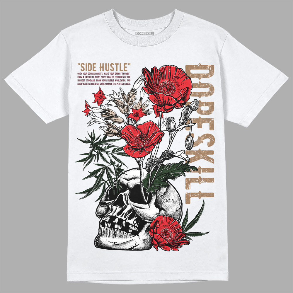 Dunk Low Freddy Krueger DopeSkill T-Shirt Side Hustle Graphic Streetwear - White
