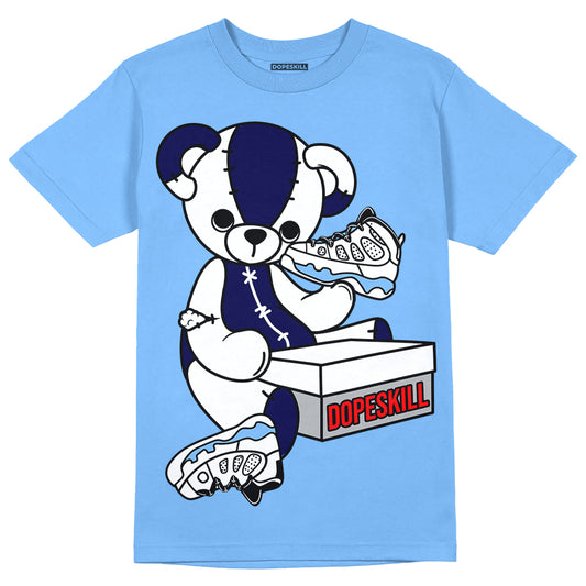 Jordan 9 Powder Blue DopeSkill Tropical Blue T-shirt Sneakerhead BEAR Graphic Streetwear