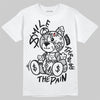 Air Foamposite One 'Triple White' DopeSkill T-Shirt Smile Through The Pain Graphic Streetwear - White