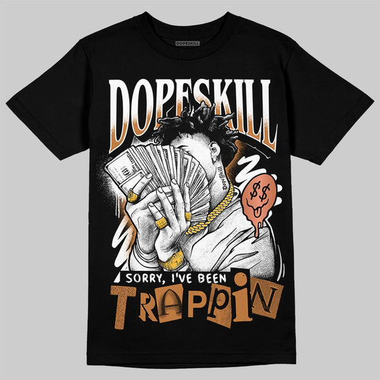 Jordan 14 Golf "US Open" DopeSkill T-Shirt Sorry I've Been Trappin Graphic Streetwear - Black