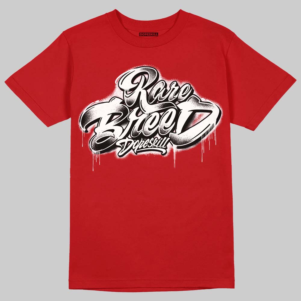 Nigel Sylvester x Air Jordan 4 ‘Brick by Brick’ DopeSkill T-Shirt Rare Breed Type Graphic Streetwear - Red