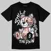 Jordan 1 Low OG “Rust Pink” DopeSkill T-Shirt Smile Through The Pain Graphic Streetwear - black