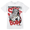Jordan 12 “Red Taxi” DopeSkill T-Shirt Stay It Busy Graphic Streetwear - White
