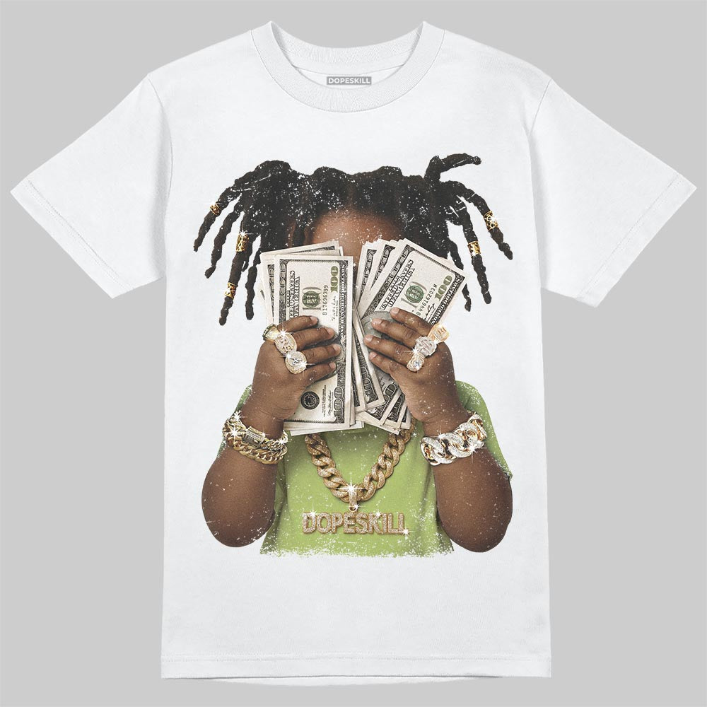 Chase B x Travis Scott x Jordan Jumpman Jack DopeSkill T-Shirt Rich Youth Graphic Streetwear - White