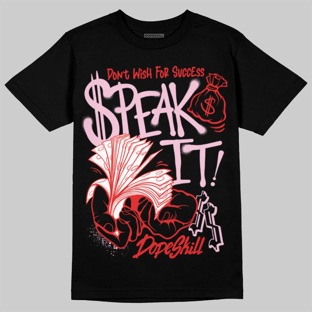 Awake NY x Air Jordan 5 Arctic Pink DopeSkill T-Shirt Speak It Graphic Streetwear - black